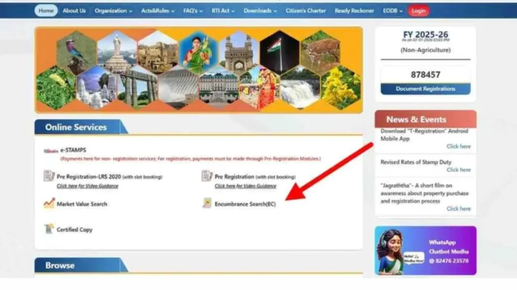 IGRS Telangana Deed Details